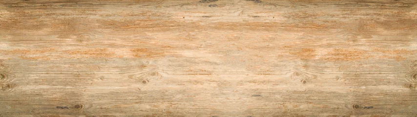 Tuinposter oude bruine rustieke lichte heldere houten textuur - houten achtergrondpanoramabanner long © Corri Seizinger