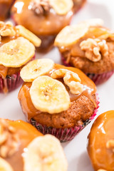 Baking banana bread