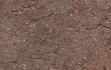 Reddish Stone Pavement Cracks