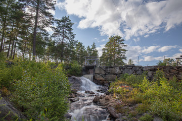A very well-preserved 19th-century copperworks dating back to the Middle Ages. Sweden, Riddarhyttan
