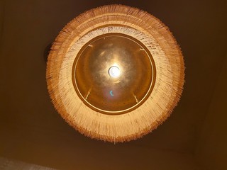 lamps in the chandelier bottom view