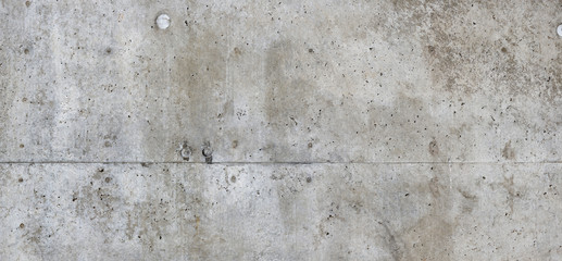 Concrete Wall with Formwork Boards