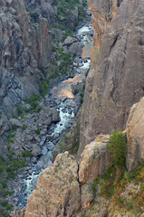 Fototapeta na wymiar Landscape of the Black Canyon of the Gunnison National Park, Colorado, USA