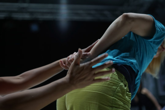 dancer hand, contemporary dance performance, contact improvisation