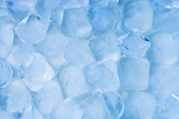 A pile of ice cubes. High quality photo