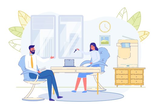 Dealer Center or Real Estate Manager Giving Keys