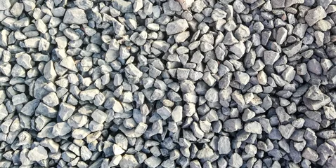 Foto op Plexiglas texture of gravel stones on ground © agrus