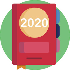 New year party illustration  vector icons