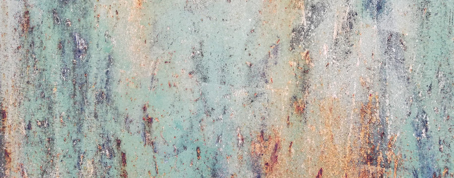 Fototapeta texture of rust on old metal surface background
