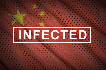 2019-nCoV Novel Corona virus concept. Respiratory Syndrome from Wuhan city. Chinese infection