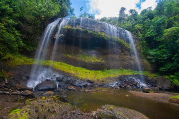 Ngardmau water fall is the 2nd largest water fall in Micronesia, Ngardmau, Palau, Pacific