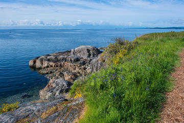 Fototapeta na wymiar coast of the Juan de Fuca Strait