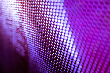 CloseUp LED blurred screen. LED soft focus background. abstract background ideal for design.