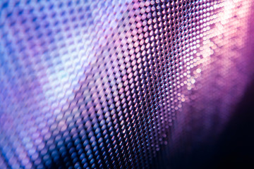 CloseUp LED blurred screen. LED soft focus background. abstract background ideal for design.