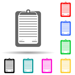 signing of an agreement multi color style icon. Simple glyph, flat vector of conversation and friendship icons for ui and ux, website or mobile application