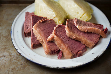 irish american corned beef and cabbage