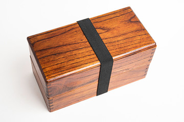 Traditional Japanese 2-Layer Wood Bento Box