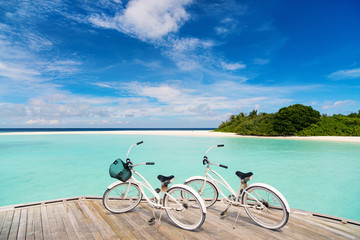 Beautiful tropical beach at Maldives