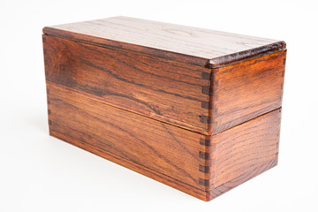 Traditional Japanese 2-Layer Wood Bento Box