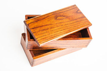 Traditional Japanese 2-Layer Wood Bento Box