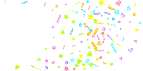 Sprinkles grainy. Cupcake dessert bakery confetti