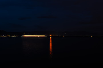 dark sea lake constanz germany bodensee lighthouse