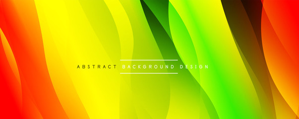 Dynamic trendy simple fluid color gradient abstract background with line effects. Vector Illustration For Wallpaper, Banner, Background, Card, Book Illustration, landing page