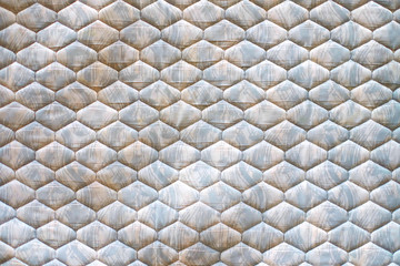 Beautiful abstract hexagonal pattern, empty minimal background and backdrop material.