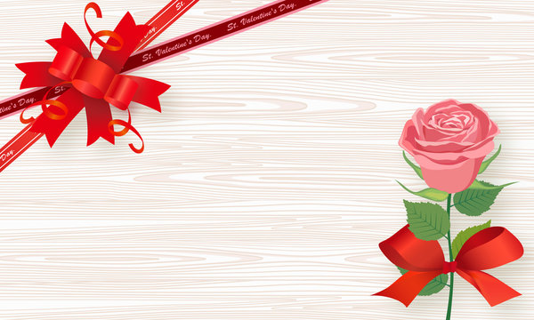 背景_バラとリボン_2