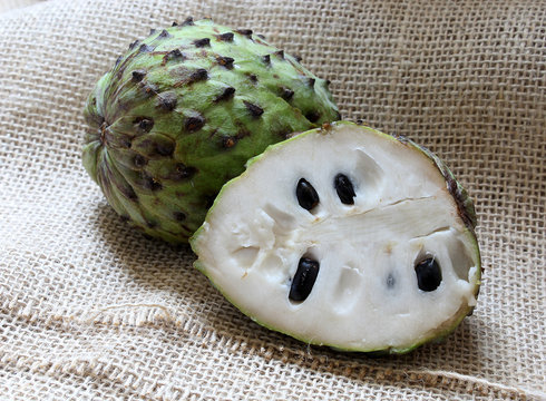 Atemoia exotic fruit, sweet and tasty