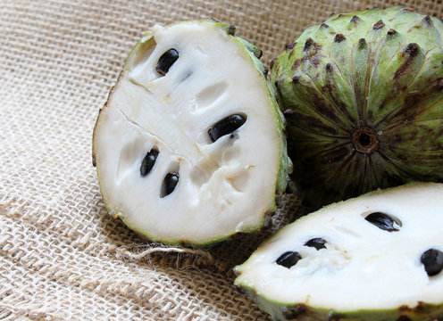 Atemoia exotic fruit, sweet and tasty