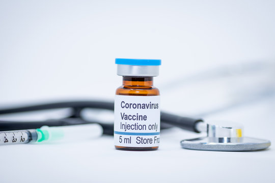 Coronavirus vaccine vial