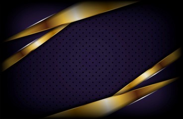 abstract luxurious purple background with golden line