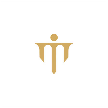MI Letter Initial Logo Design