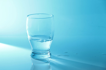 Glass of plain water