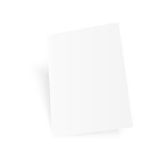 3D Flyer mock up for your design. Vector