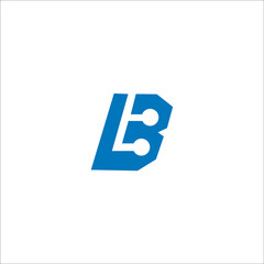 BT B T initial logo design vector