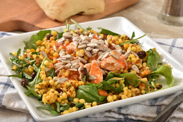 Chicken arugula salad