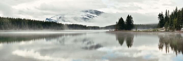 Two Jack lake panorama