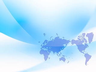 世界地図 日本地図 地図 グローバル ビジネス背景 地球 Wall Mural Chris