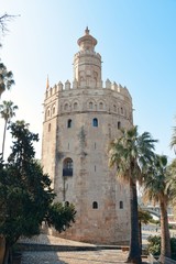 Fototapeta na wymiar Seville Torre del Oro