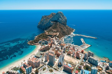 Aerial view of Calpe