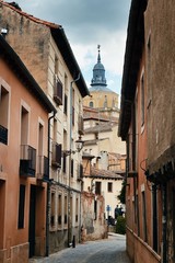 Segovia alley bell tower