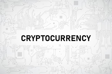Obraz premium CRYPTOCURRENCY Abstract background 001