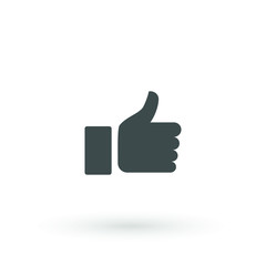 Thumb up icon graphic design. Hand thumb up icon ,like and dislike vector illustration.