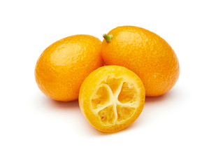 Kumquat Isolated on White Background