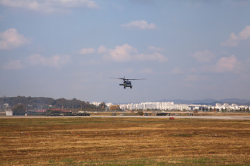 dynamic airshow by Helicopter