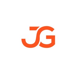 JG company linked letter logo icon