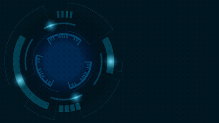 Abstract Digital Technology Cycle background.Business growth transformation Successful financial.