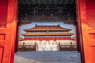 The Ancestral Temple（Taimiao）, Beijing, China. Beijing labor people's Cultural Palace. 